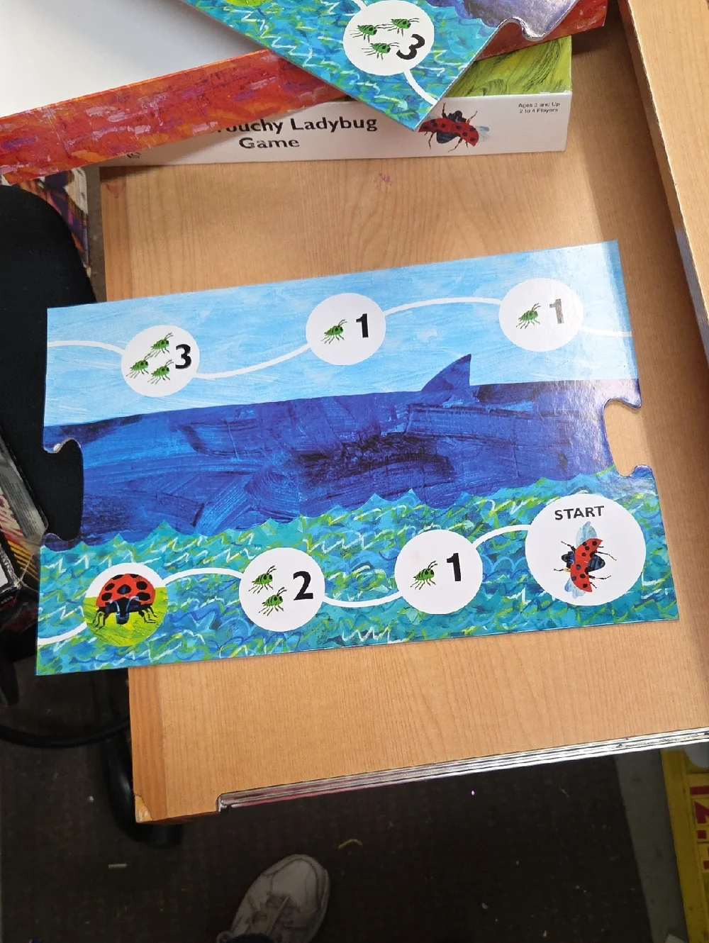 The Grouchy Ladybug Game Eric‎ Carle A Game of Size and Manners